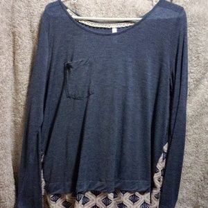 Xhilaration long sleeve top